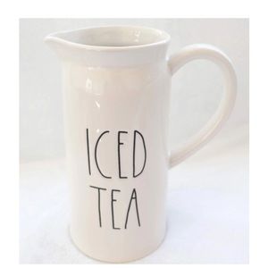 NEW Rae Dunn “ICED TEA” Pitcher